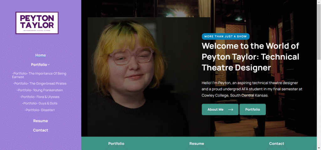 Theatre Portfolio Website